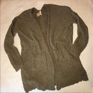 Woodland Boho Cardigan Sweater Womens Medium Longline Grunge Fairy Moody Cozy